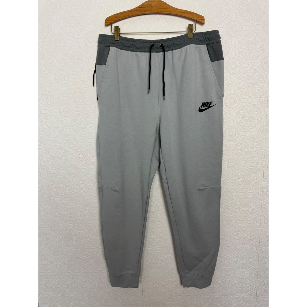 Nike Tech Fleece Joggers Mens XL Grey Tapered Sweatpants CU4495-063